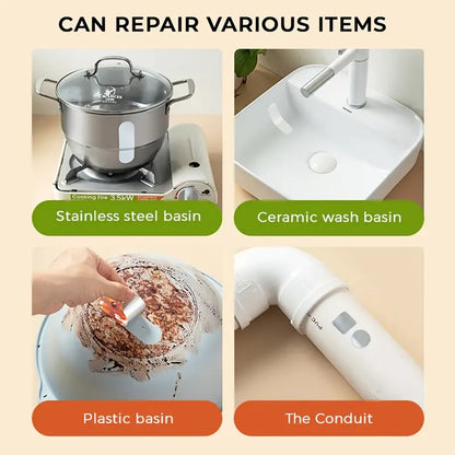 Stainless Steel Crack Repair Patch Kit for Pots/Cubes