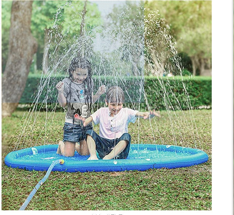 Inflatable Water Splash Mat for Kids' Outdoor Fun