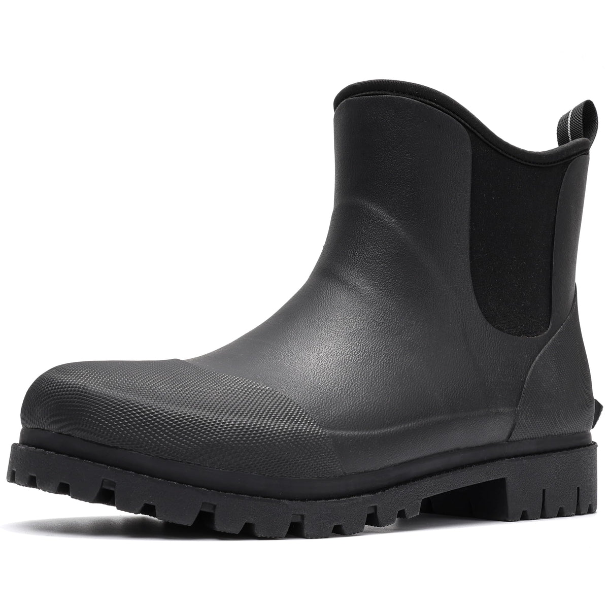 Furuian Mens Rain Boots Wide Calf Waterproof Rubber Boots Wide Width Non Slip Work Boots Ankle/Short Chelsea Rain Boots Hunting Boots Mud Boots for Fishing Agriculture Outdoor 9 wide