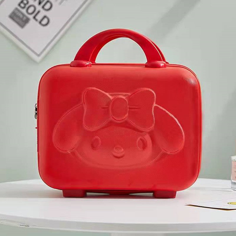 Luxury Cartoon Bear Travel Suitcase for Kids (14-Inch)