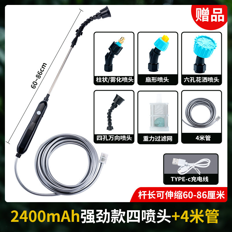 Electric Pressure Sprayer for Gardening and Disinfection