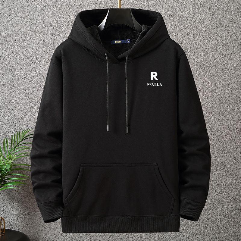 Men's Plus Size Fleece Hooded Pullover Sweatshirt