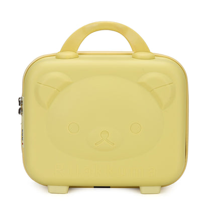 Luxury Cartoon Bear Travel Suitcase for Kids (14-Inch)