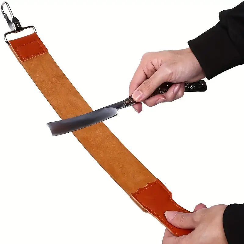 Leather Strop Strap for Barber Razor Sharpener