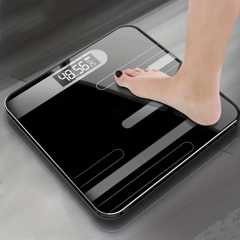 Smart Rechargeable Tempered Glass Body Scale