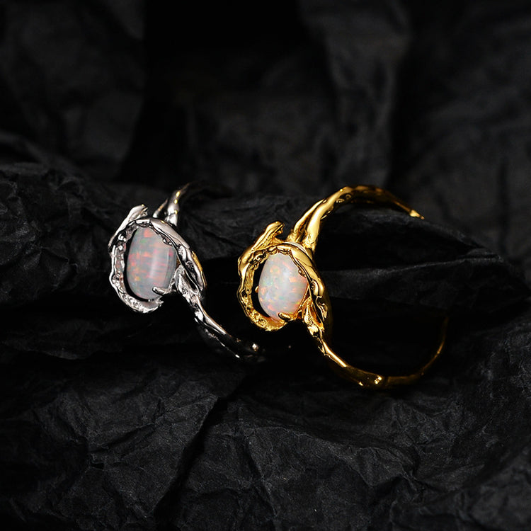 Opal Stone Ring for Women - Fashion Jewelry