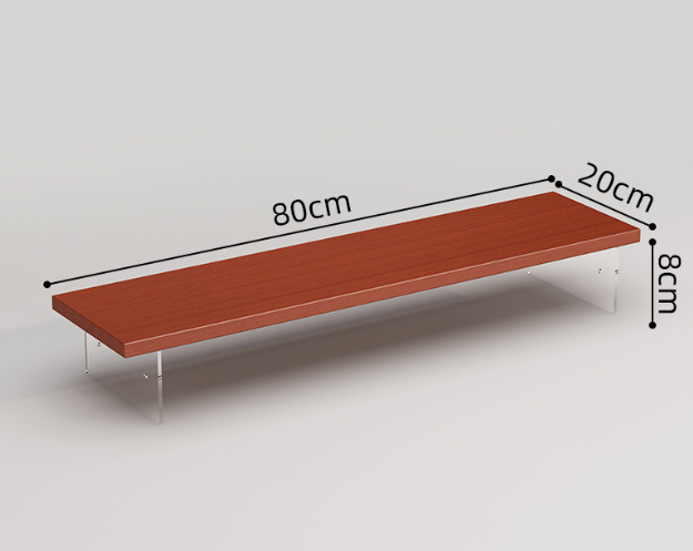 Acrylic & Wood Desktop Organizer Stand