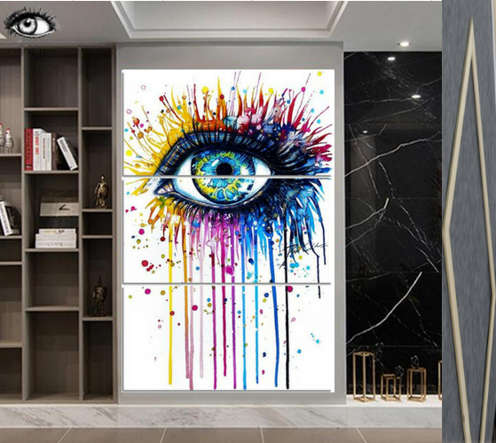 "Eyes - Multi-Panel Canvas Wall Art Decor"