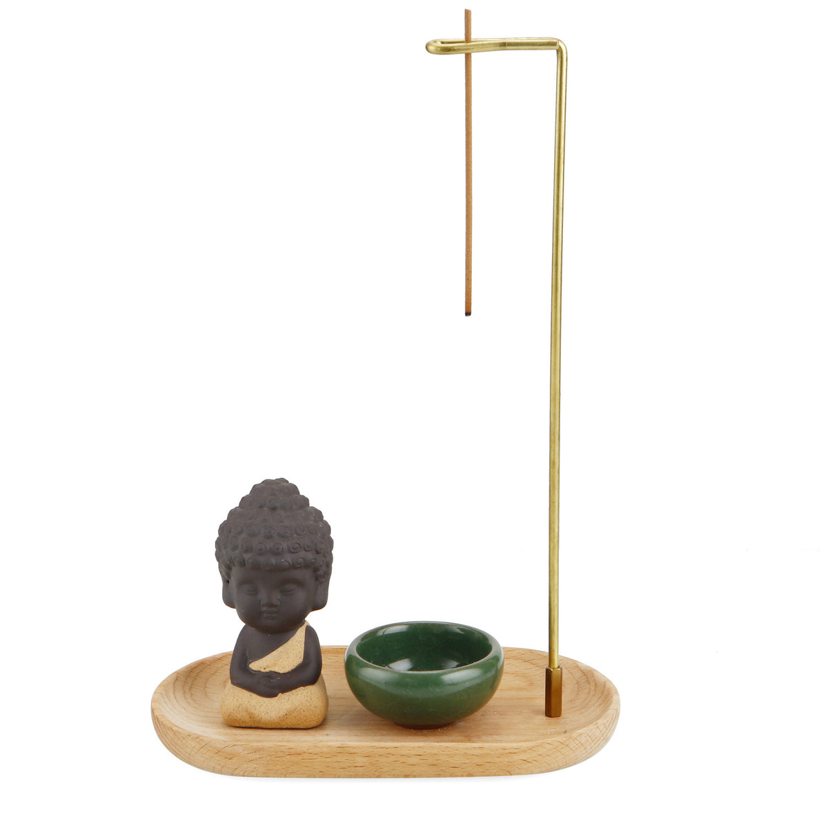 Ceramic Incense Burner Set with Zen Aesthetic (3 Pieces)