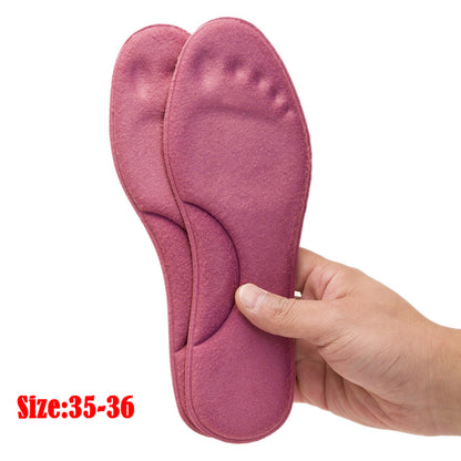Self-Heating Memory Cotton Insoles for Women