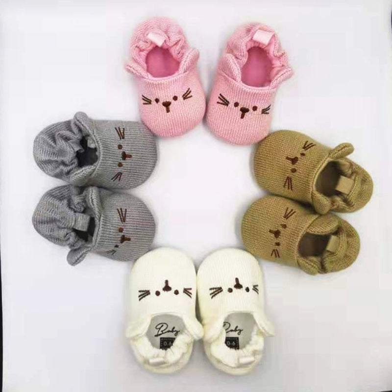 Knitted Wool Baby Shoes for Boys and Girls (Toddler)