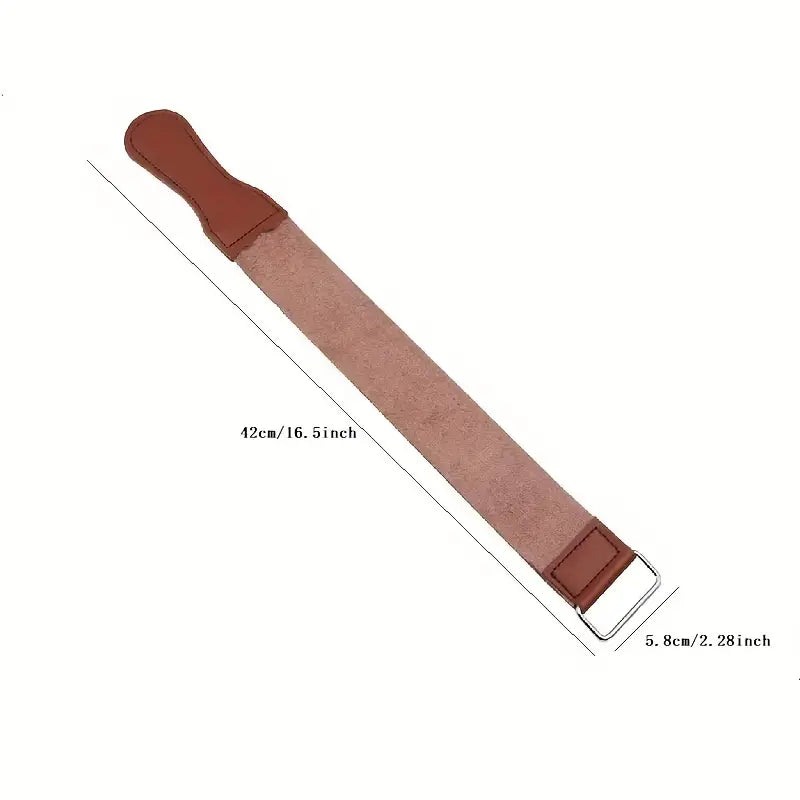 Leather Strop Strap for Barber Razor Sharpener