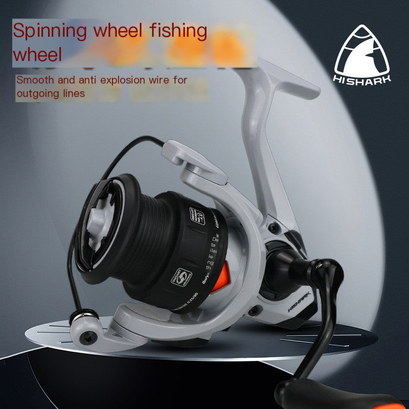 Black Shark All-Metal Spinning Fishing Reel for Lure
