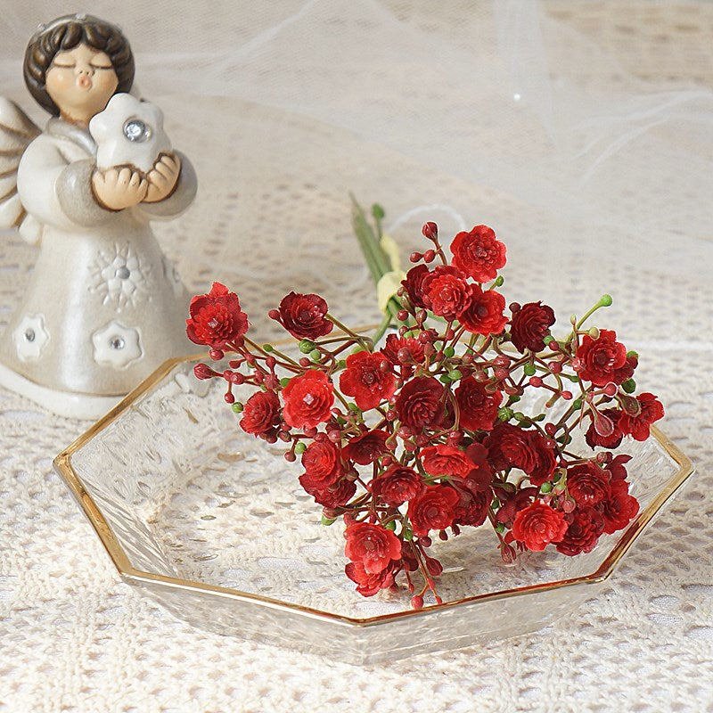 Spring Colorful Fake Flowers with Stars for Home Decor