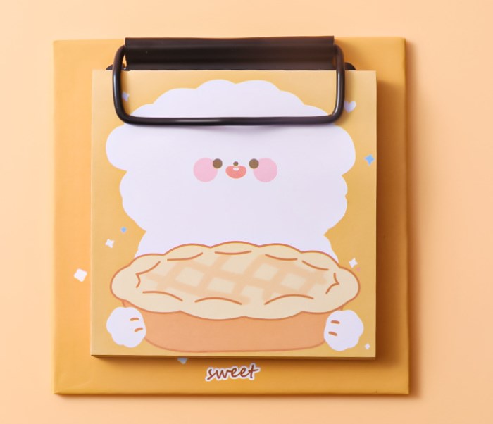 Cartoon Sticky Note Book for Students - 30 Sheets