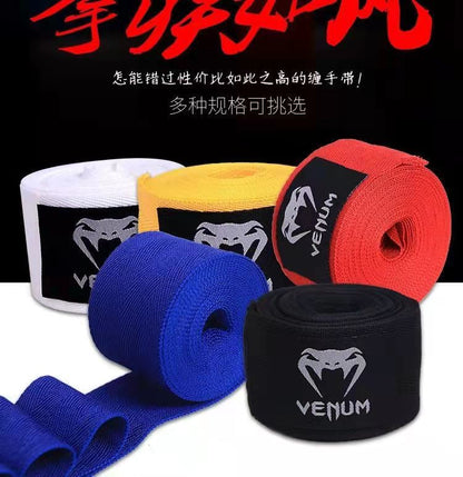 "Boxing Hand Wraps Cotton Elastic for Martial Arts"