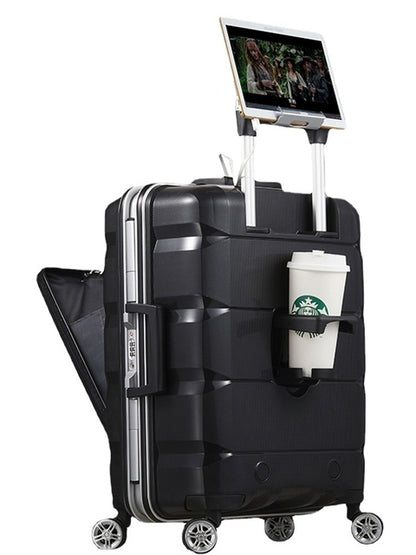 20-Inch Multi-Functional Aluminum Frame Trolley Bag