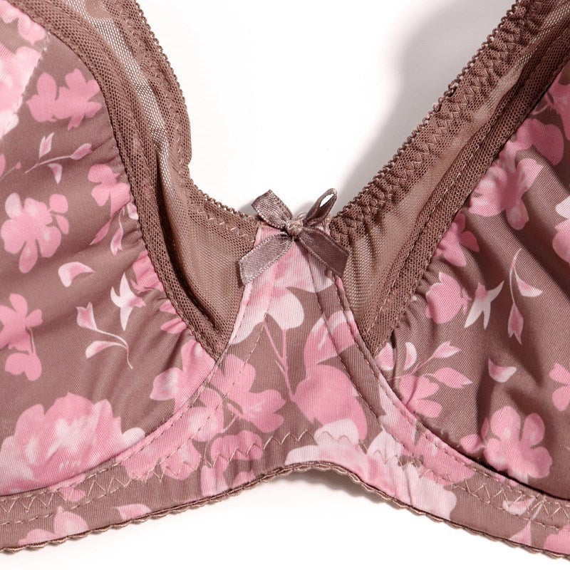 Adjustable Lace Breastfeeding Bra in Large Size