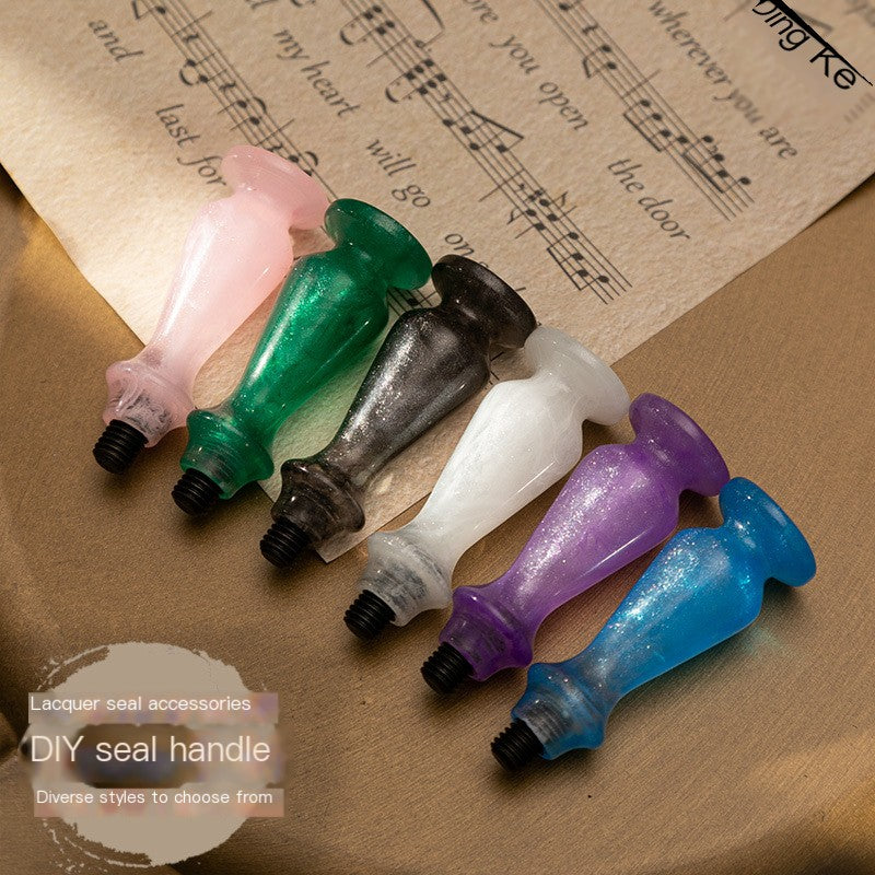 Custom Resin Alloy Wax Seal Handle Set for Magic Academy