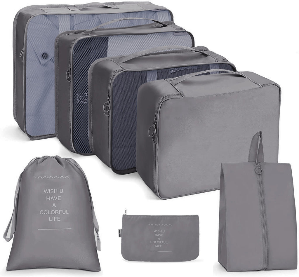 Travel Buggy Bag 7PCs Luggage Storage Set