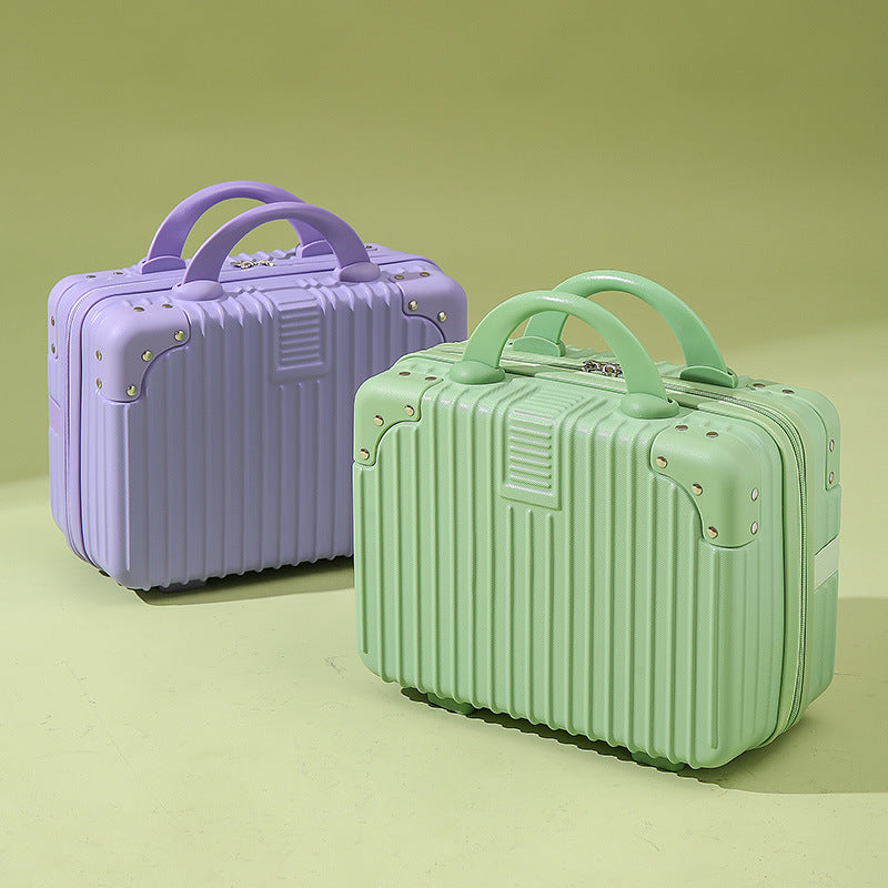 Vintage 14-Inch Mini Makeup Case and Travel Box