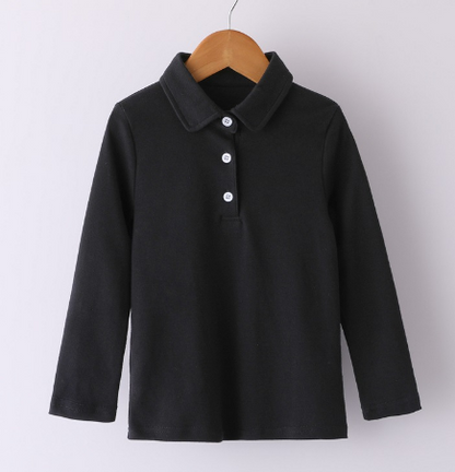 Baby Long Sleeve Polo T-Shirt
