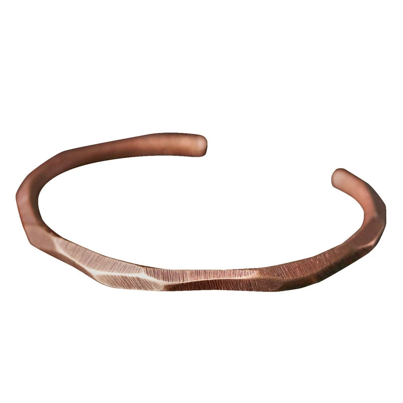 Handmade Pure Copper Bracelets for Vintage Cuffs