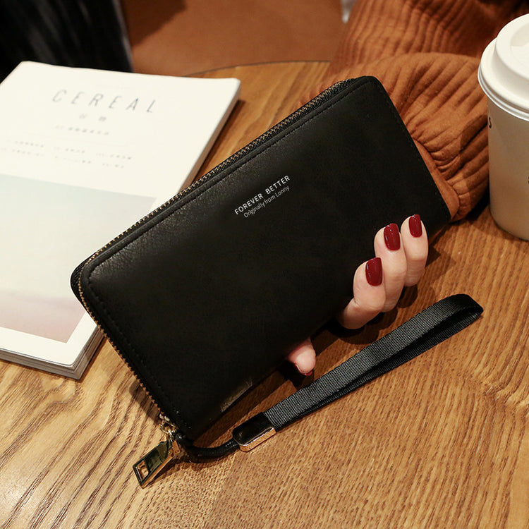 Vintage Long Wallet for Women - Multifunctional Clutch
