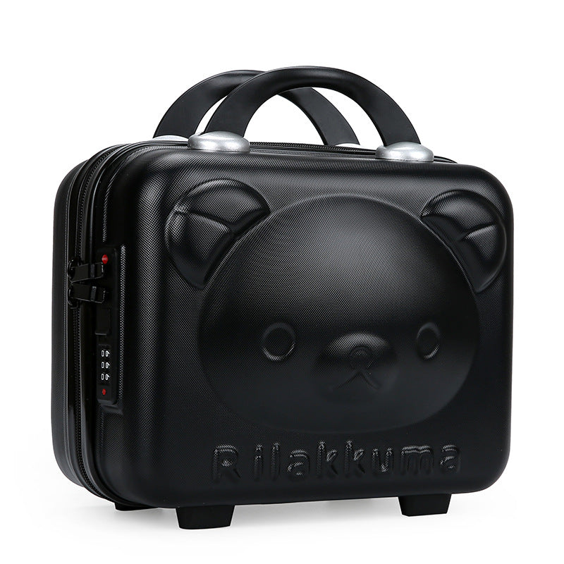 Luxury Cartoon Bear Travel Suitcase for Kids (14-Inch)