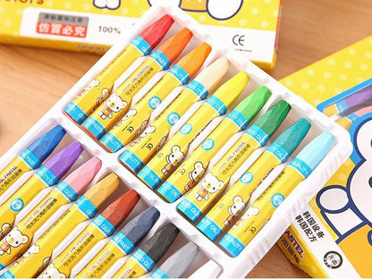 Childrens Oil Pastel Drawing Crayon Set