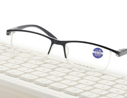 4 Pairs Anti-Blue Light Reading Glasses HD Lenses Spring Hinge Readers Unisex