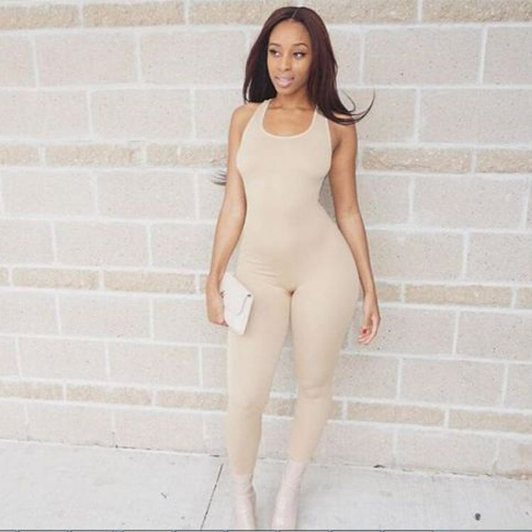 Slim Fit Casual Long Pants for Women (Jumpsuit)