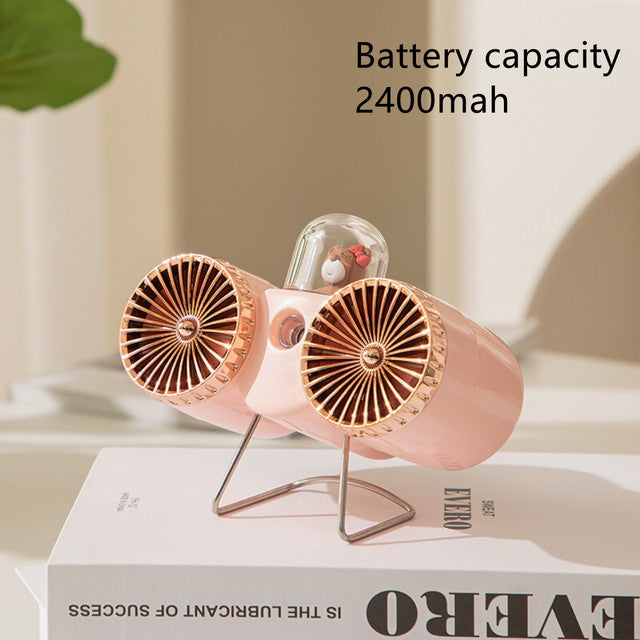 Portable Handheld USB Rechargeable Mini Cooling Fan