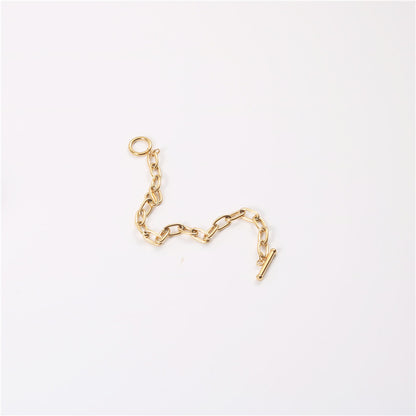 Chunky Chain OT Clasp Bracelet for Women - Retro Style