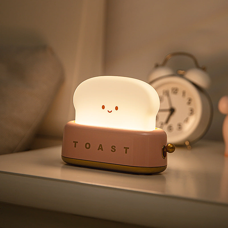 Creative LED Bread Machine Night Light with USB Charging