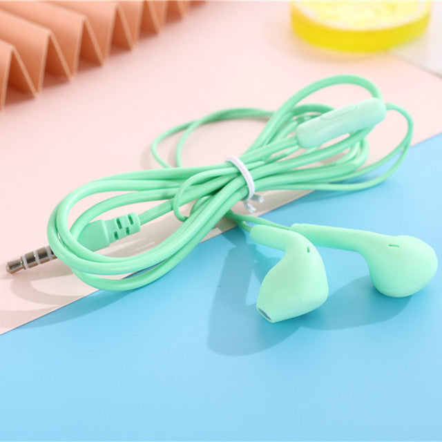 Macaron U19 Wired Earphones with Microphone and Stereo