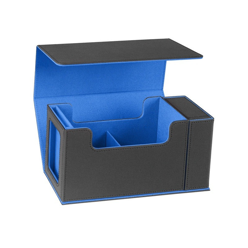 Single-slot Magnetic PU Vertical Dice Box with Window