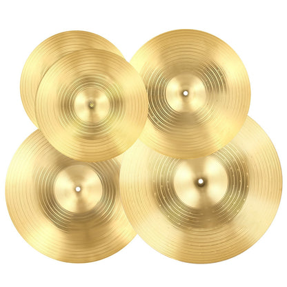4-Piece Alloy Drum Cymbal Pack