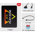Retro Gaming SSD for Switch/PS5/Xbox/PS4/PS3/PS2/WIIU 80+Emulators Launchbox＆Retrobat＆Playnite 16191 Games Console for PC/Laptop