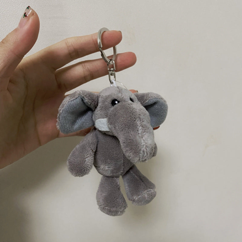 Cute Plush White Sheep Keychain Couple Pendant