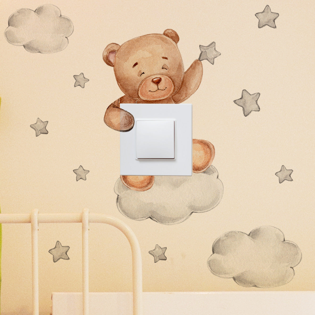 Whimsy Bear Starlight Switch Decal