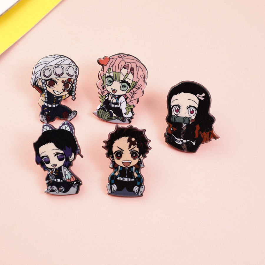Demon Slayer Acrylic Brooch Badge - New Collection