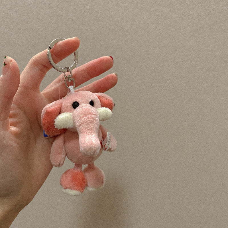 Cute Plush White Sheep Keychain Couple Pendant