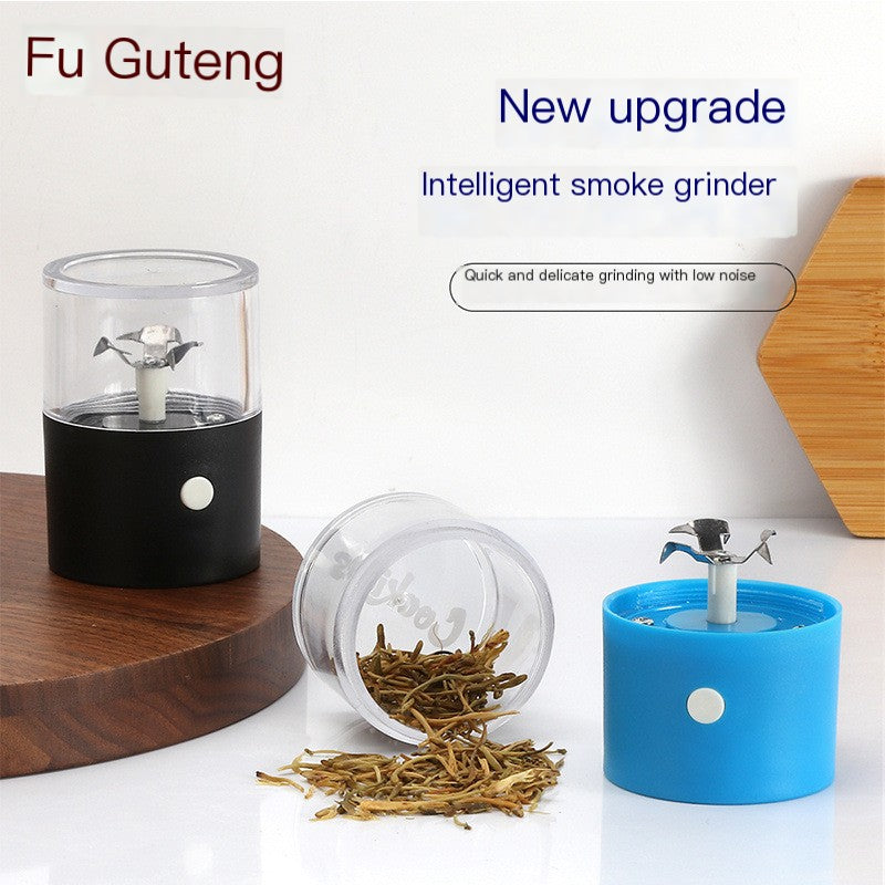 USB Rechargeable Electric Tobacco Grinder in Colors