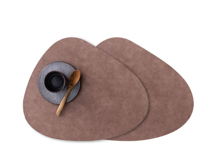 Waterproof Leather Placemat with Heat Insulation Pad
