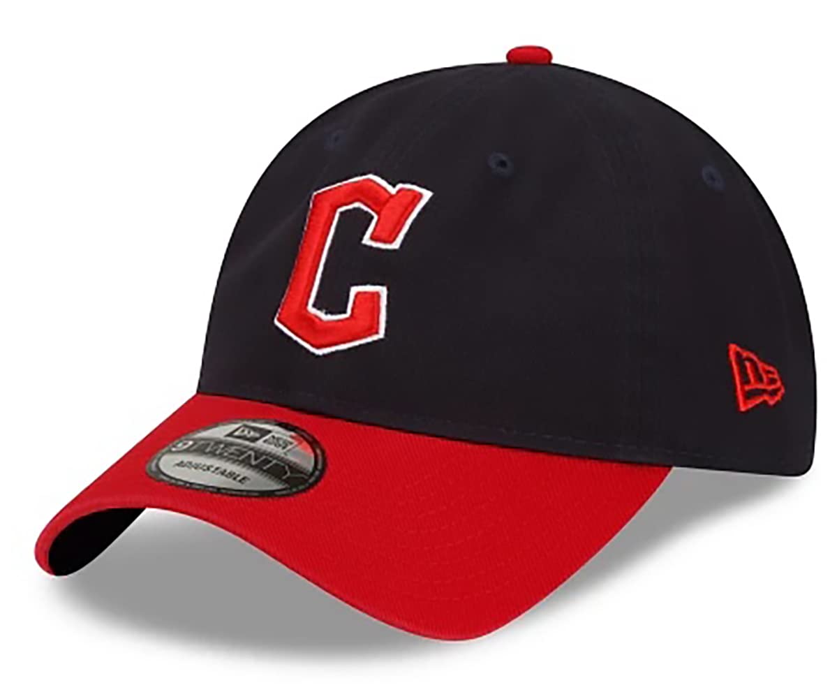 New Era MLB Core Classic 9TWENTY 2-Tone Adjustable Hat Cap One Size Fits All (as1 Alpha one_Size Cleveland Guardians)