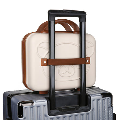 Luxury Cartoon Bear Travel Suitcase for Kids (14-Inch)