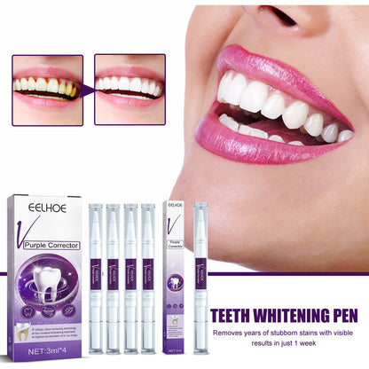 EELHOE V34 Purple Teeth Whitening Pen for Stain Removal
