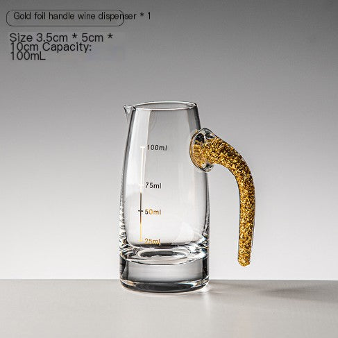 Gold Crystal Cup / Wine Decanter (One)