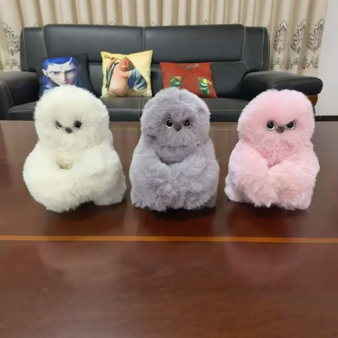 Electric Owl Mirumi Toy with Head Turn & Voice Mimic